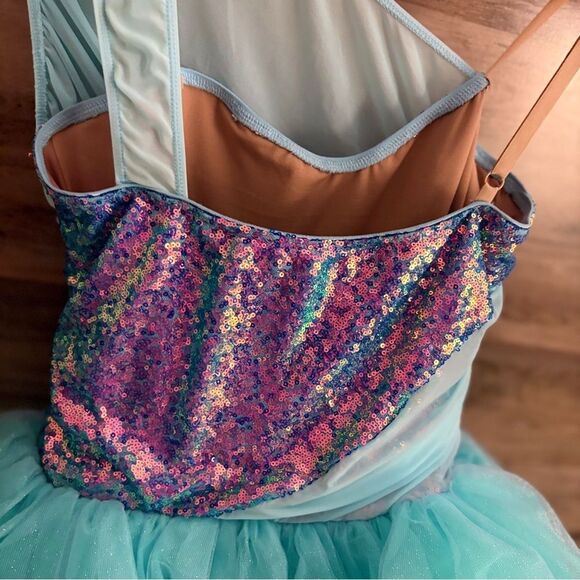 Revolution Ballet Blue Purple Sequin Dance Ballet Costume Mesh size LA RC24558 - Picture 11 of 17
